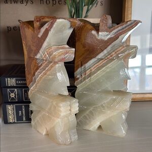 Elegant Brown and Cream Bird Decor Accents